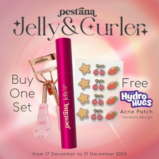 FREE ACNE PATCH - Pestana Jelly Lash Oil With Curler