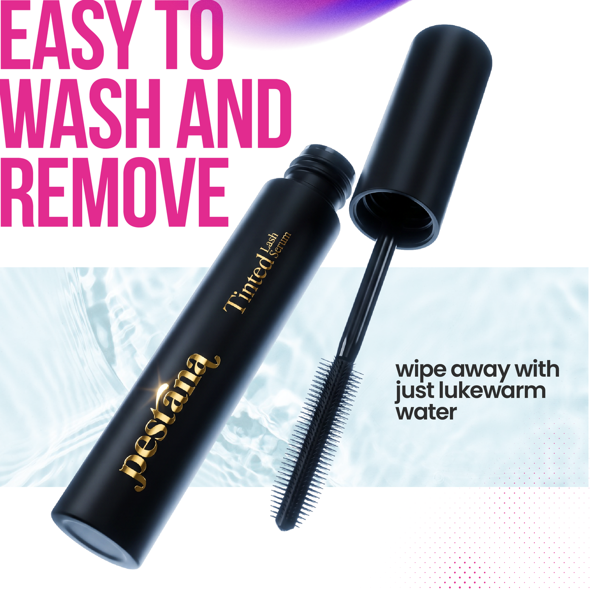 FREE Creaseless Clip for First 50 | Pestana Tinted Lash Serum